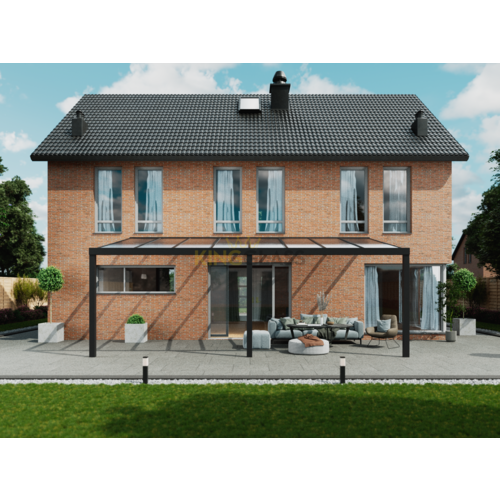 Veranda | Polycarbonaat | Zwart | 8.06 x 4 meter Veranda | Polycarbonaat | Zwart | 8.06 x 4 meter