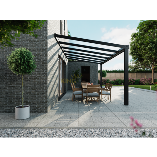Veranda | Polycarbonaat | Zwart | 6.06 x 3 meter