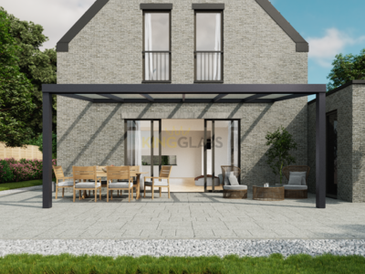 Veranda | Polycarbonaat | Antraciet | 6.06 x 3 meter