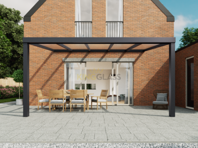 Veranda | Polycarbonaat | Antraciet | 5.06 x 3 meter