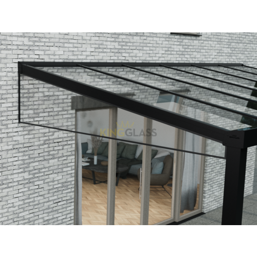 Veranda in Zwart van 11,06 x 4 meter