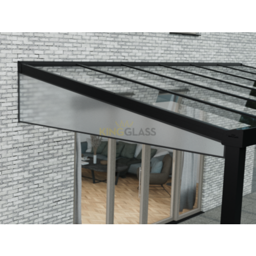 Veranda | Polycarbonaat | Zwart | 7.06 x 3.5 meter