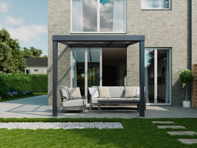 Veranda | Glas | Antraciet | 3.06 x 3 meter