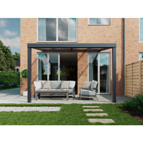Veranda | Glas | Antraciet | 4.06 x 3 meter
