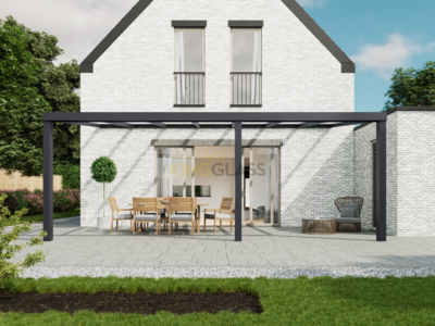 Veranda | Glas | Antraciet | 7.06 x 2.5 meter