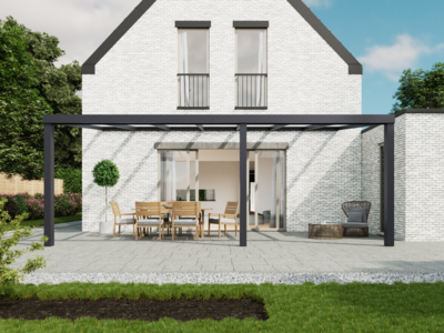 Veranda | Glas | Antraciet | 7.06 x 3.5 meter
