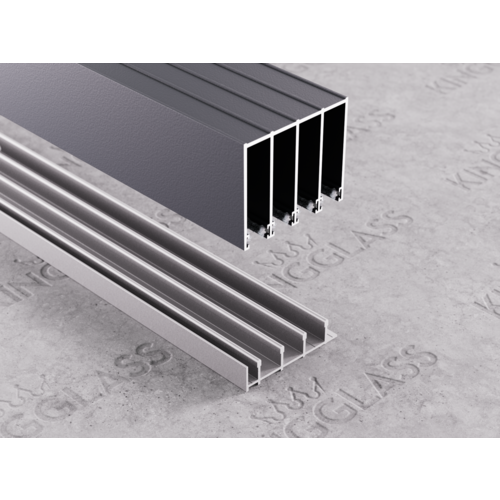 Bovenrail en onderrail Bovenrail en onderrail