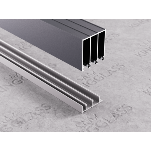 Bovenrail en onderrail Bovenrail en onderrail