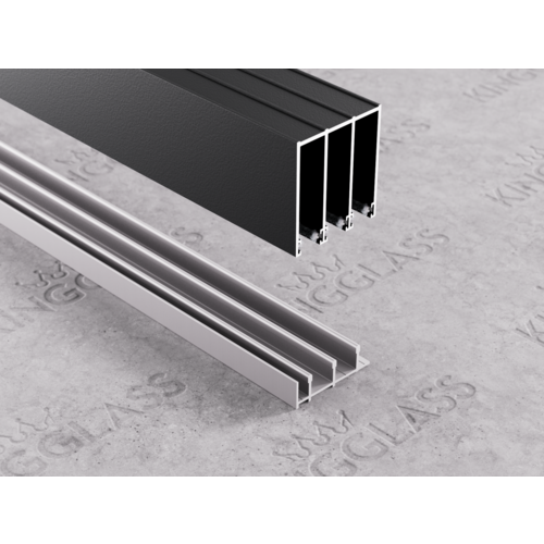 Bovenrail en onderrail Bovenrail en onderrail