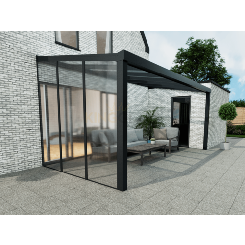 Polycarbonaat Zijwand | Zwart