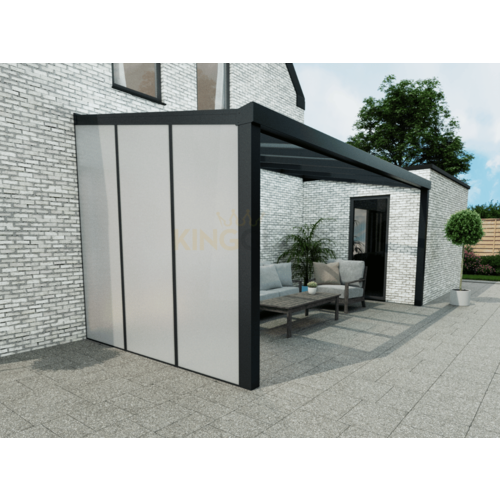 Polycarbonaat Zijwand | Zwart