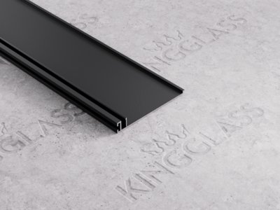 Afwerk kliklijst | Zwart