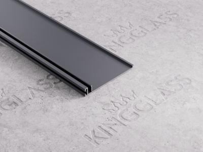 Afwerk kliklijst | Antraciet