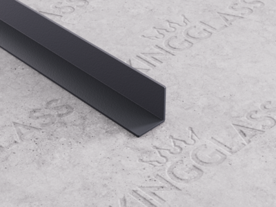 L-profiel 6M - Antraciet