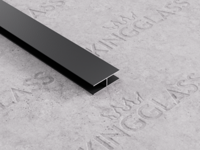 H-profiel 6M - Zwart