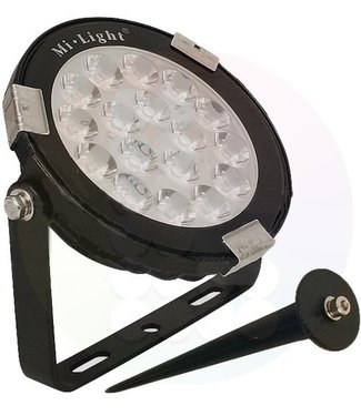 Milight LED Tuinlamp RGB+CCT 9W IP65 Zwart