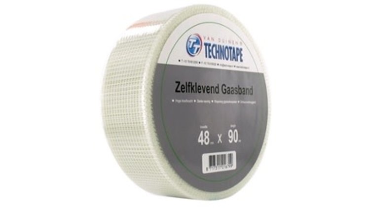 GLASVEZELTAPE INDOOR | 75 G/M² 48 MM X 90 MTR WIT