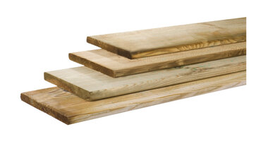 Geïmpregneerde planken