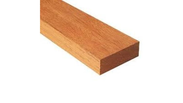 Hardhout Meranti  geschaafd 19x45mm 275cm