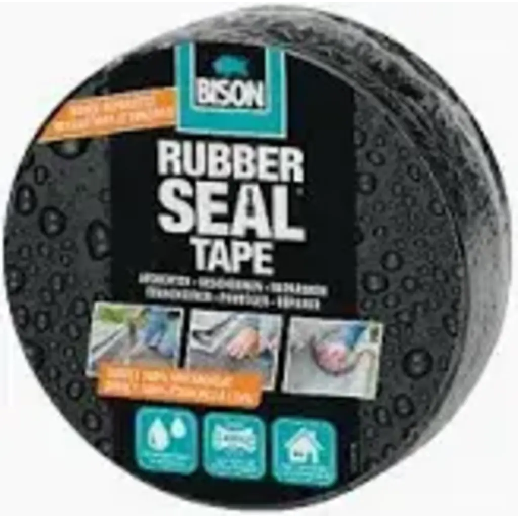 Bison Rubber Seal Tape 7,5 cm 5 m
