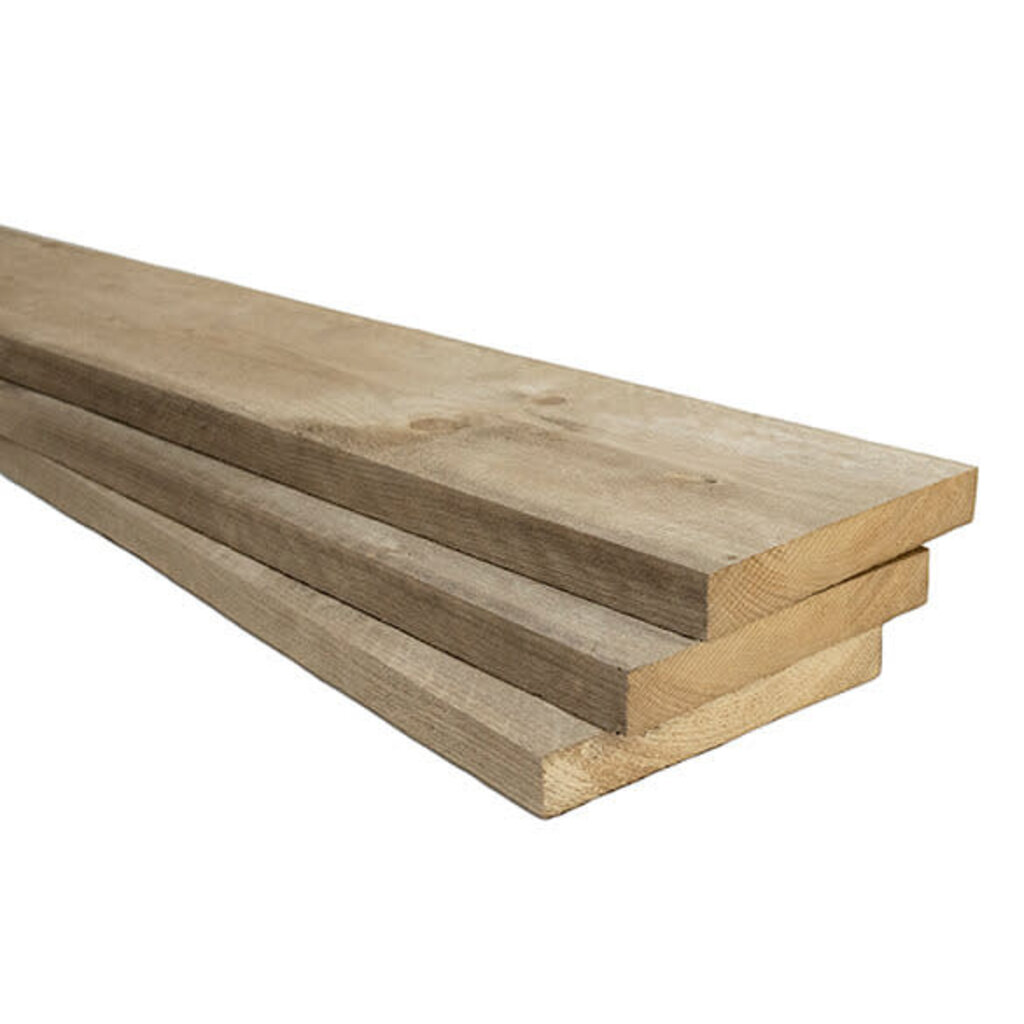 Steigerplank Verouderd grijs 30 x 195