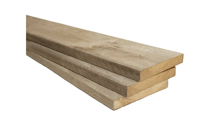 Steigerplank Verouderd grijs 30 x 195