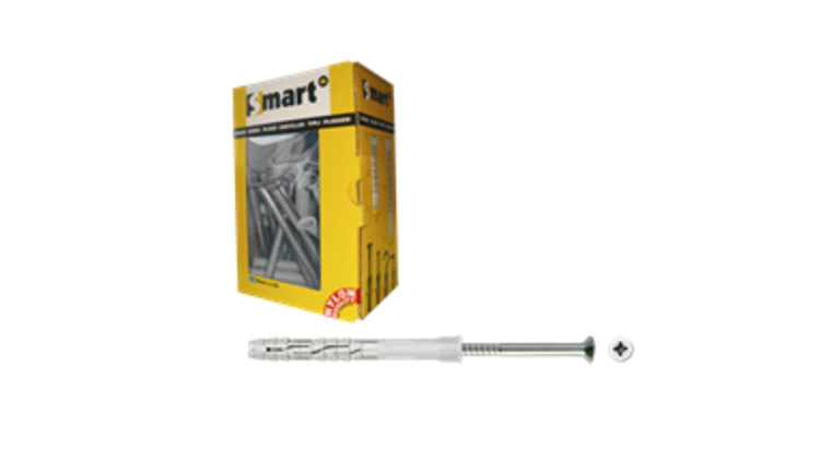 Raamplug met schroef 10 x 120