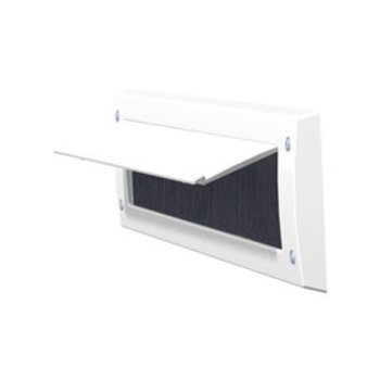 TOCHTKLEP KUNSTSTOF MET BORSTEL EN KLEP GEZU  WIT