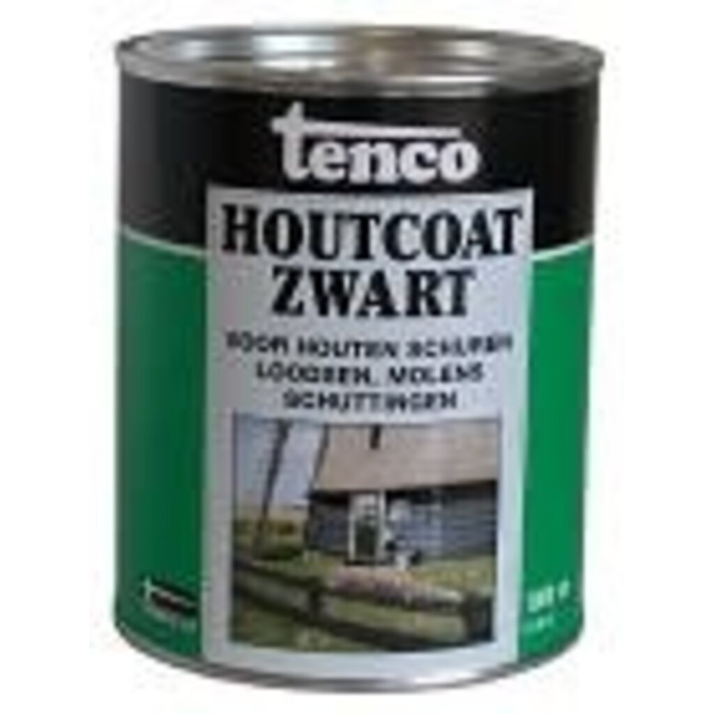 Tenco Houtcoat zwart