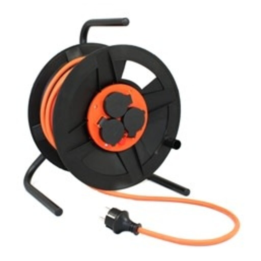 KABELHASPEL BLACKMASTER  VINYL    25MTR 3X1.5