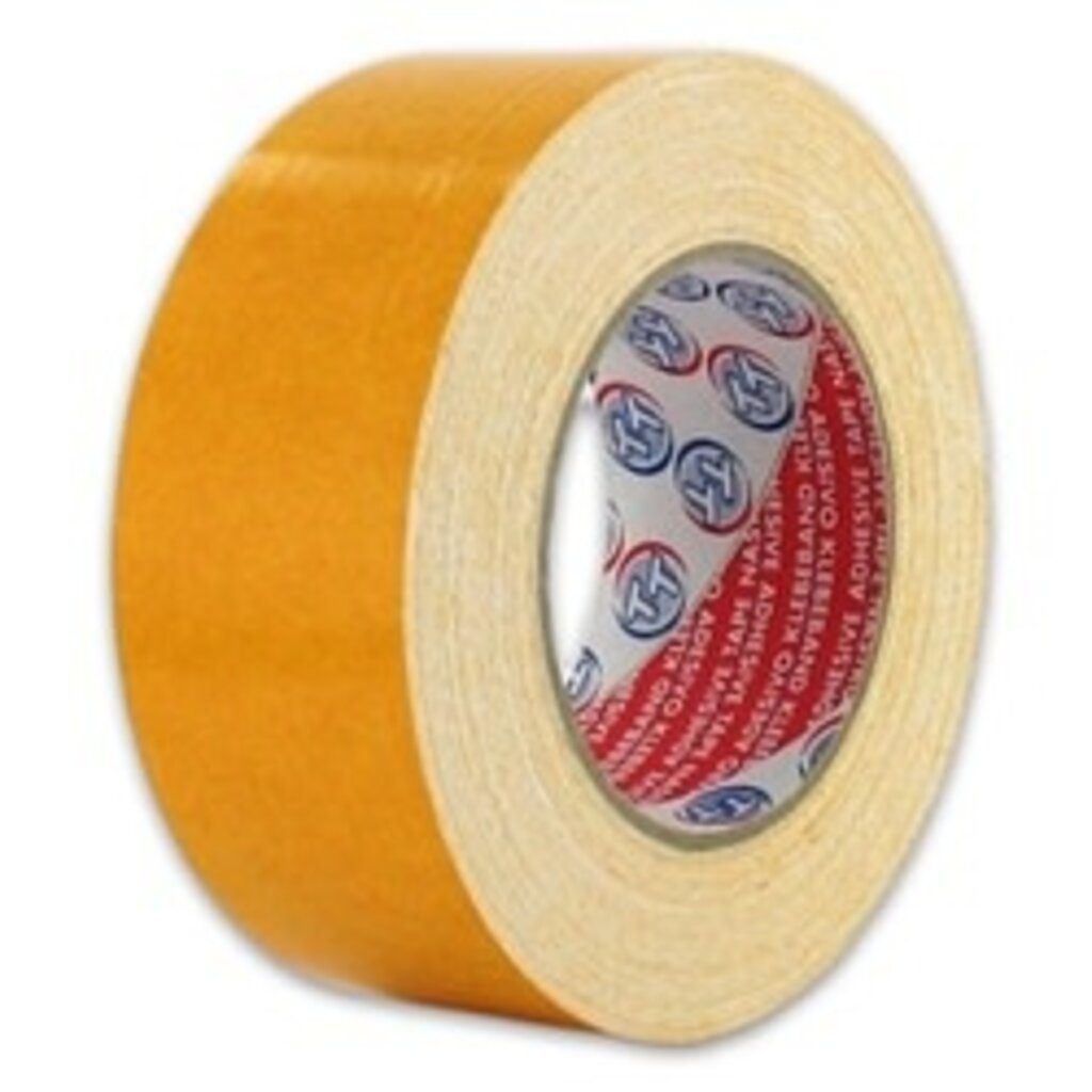 DUBBELZIJDIG TAPE LINNEN | 730 GDA 50MM X 25MTR  WIT