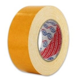 DUBBELZIJDIG TAPE LINNEN | 730 GDA 50MM X 25MTR  WIT