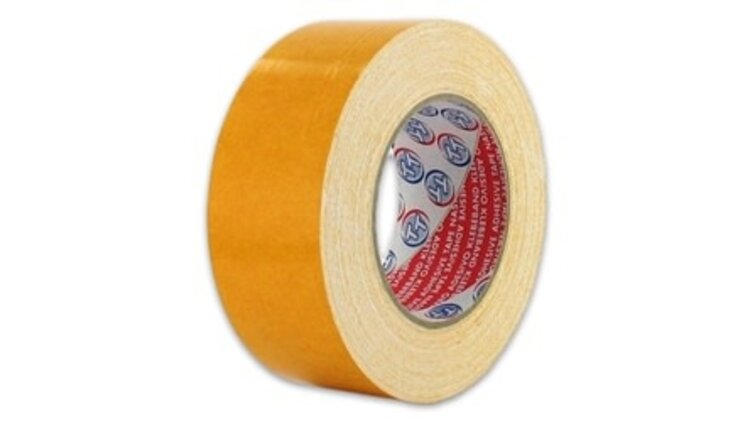 DUBBELZIJDIG TAPE LINNEN | 730 GDA 50MM X 25MTR  WIT