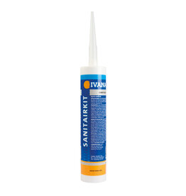 IVANA SANITAIRKIT KOKER 310ML transparant grijs (trijs)
