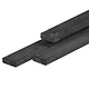 Douglas afdeklijst zwart geïmpregneerd 1.6 x 6.7 x 200 cm - beton schutting systeem
