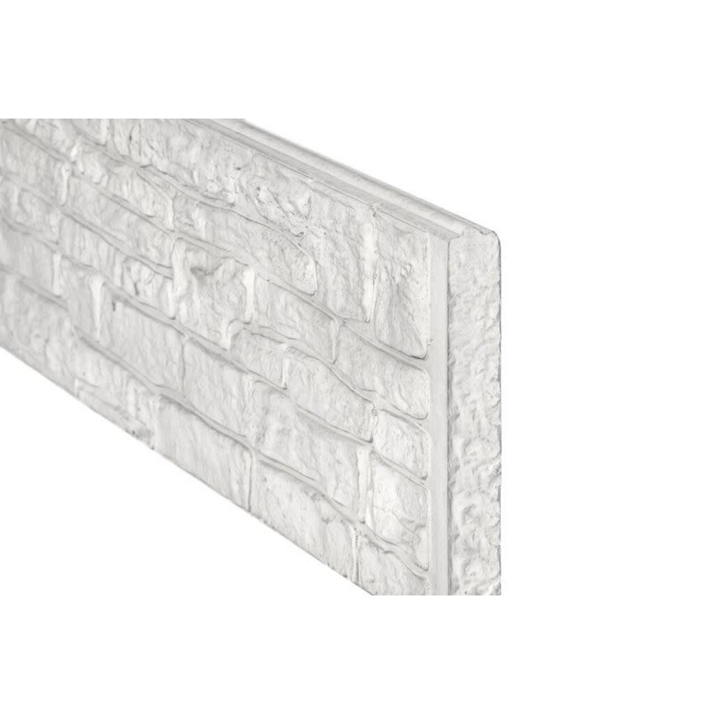 Berton©-motiefplaat smal wit/grijs