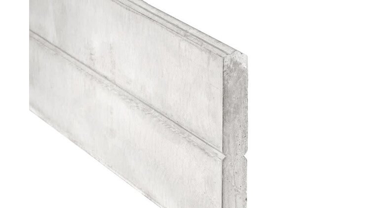 Berton©-motiefplaat smal wit/grijs