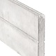 Berton©-motiefplaat smal wit/grijs