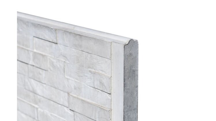 Berton©-motiefplaat Standaard wit/grijs