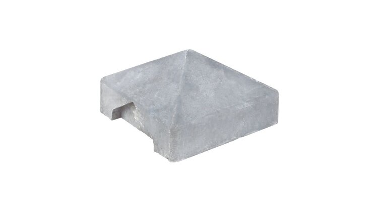Berton©-afdekpet wit/grijs. diamantkop