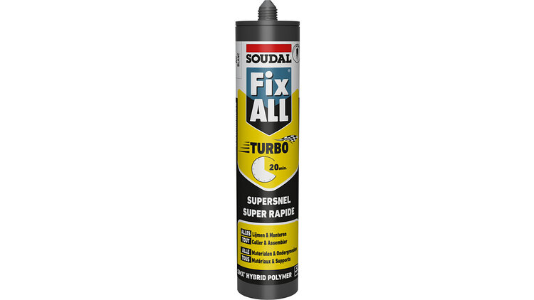 SOUDAL  FIX ALL TURBO  WIT  290 ML