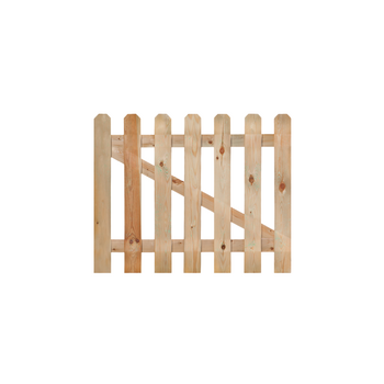 Tuinhekdeur Grenen Recht