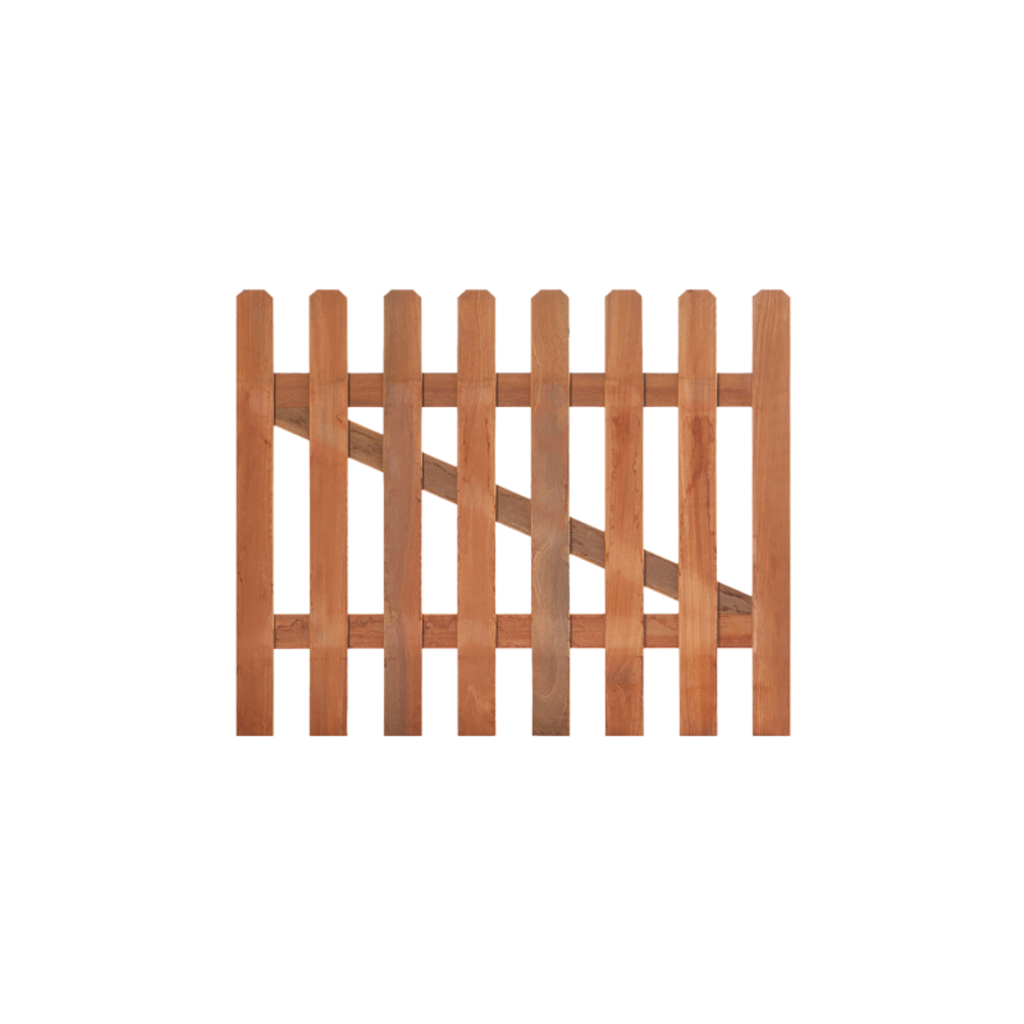 Tuinhekdeur Hardhout