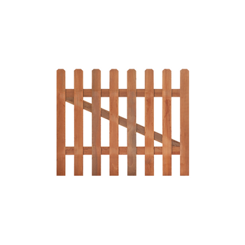 Tuinhekdeur Hardhout