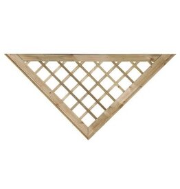 Inzet V-Trellis grenen groen geïmpregneerd