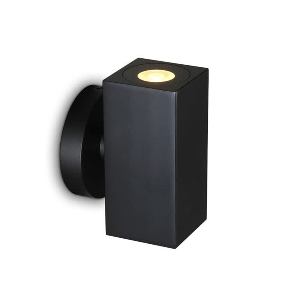 Wandlamp Lamego zwart 2 x 1.5 watt up and down