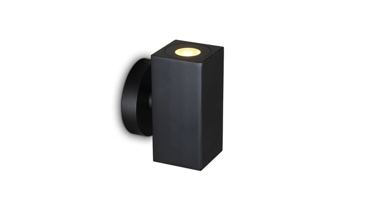 Wandlamp Lamego zwart 2 x 1.5 watt up and down