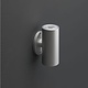 Wandlamp Amadora Zwart LED warm wit Rond 2 x 1.5 w up and down