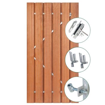 Tuindeur Privacy Hardhout