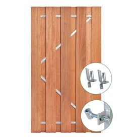Tuindeur Solide hardhout 180 x 100 cm